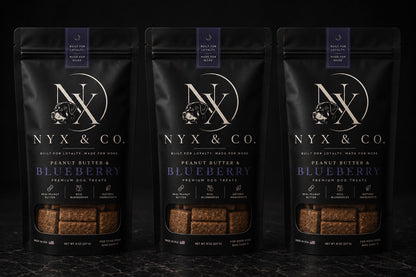 Peanut Butter & Blueberry Premium Dog Treats 3-PACK